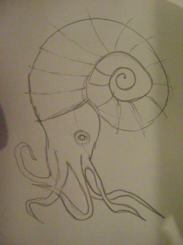 Creation of One Eyed Nautilus: Step 2